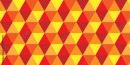 abstract geometric background vector triangle tile design. Decoration mosaic design retro seamless element.