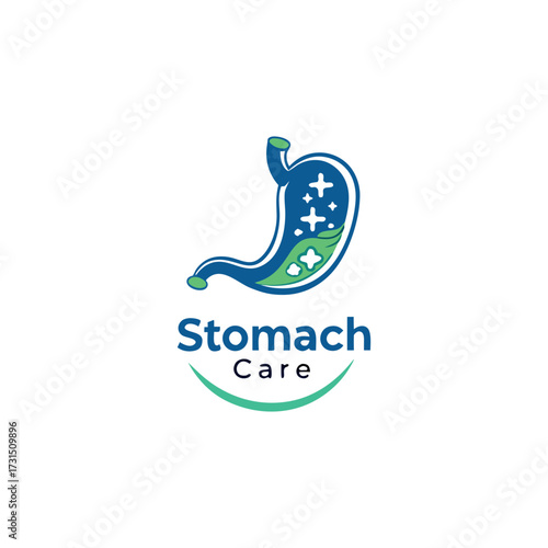 stomach care logo  design  vector 