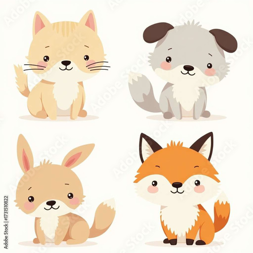 set of animals