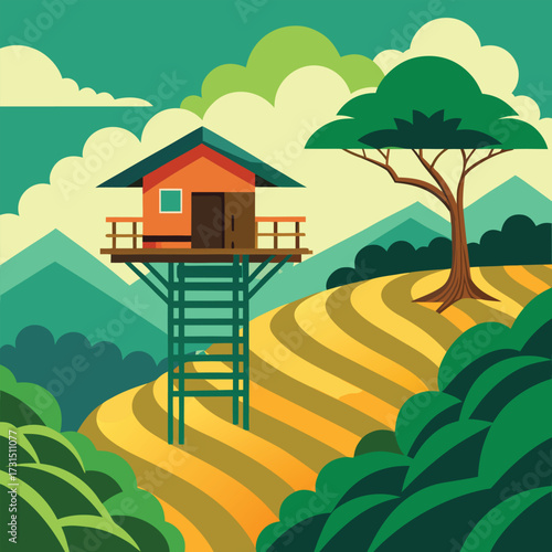 a treetop treehouse overlooking endless rice terra (1).eps