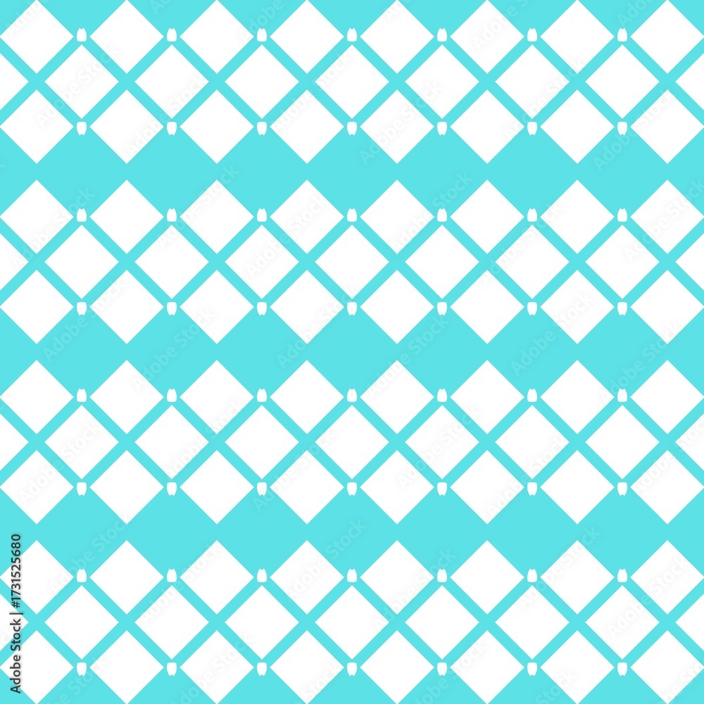 Fototapeta premium Modern geometric diamond pattern with clean lines for graphic design backgrounds and textures