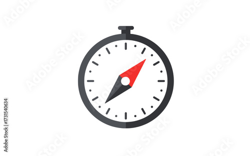 A detailed illustration of a classic compass, showing direction and navigation.