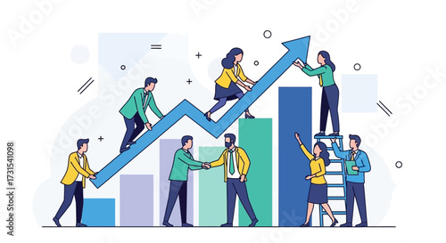 Teamwork and Business Success: Collaborating to Achieve Financial Growth and Positive Results