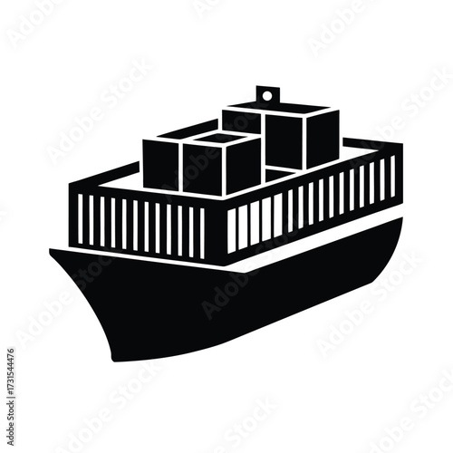 Cargo Ship Container Icon