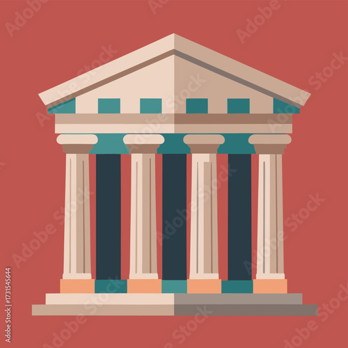 greek temple ruins with massive arch columns  (1).eps