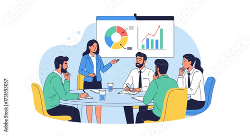 Team collaboration and effective presentation of financial data for success in business