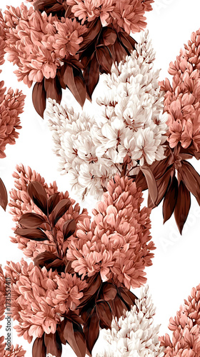 random pattern scattered on light tones evoking gentle romantic and natural aesthetics