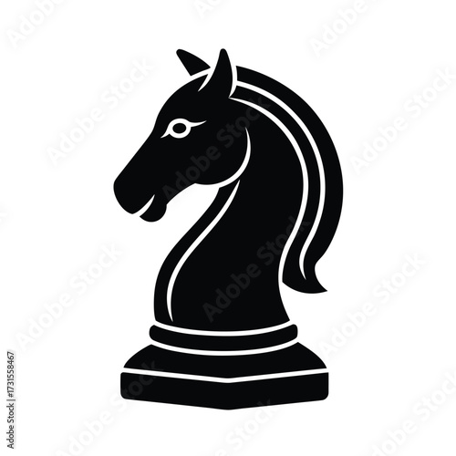 Chess Knight Icon Design