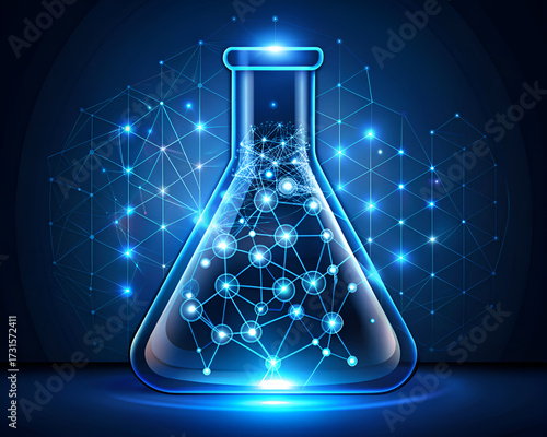 Illuminating Scientific Discovery. Abstract Flask Network