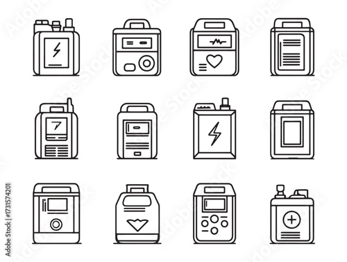 Defibrillator Badge Life Saving Heart Device