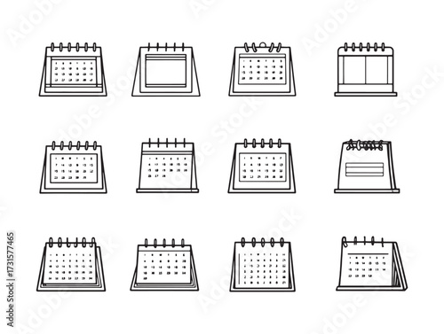 Desk Calendar Stylish Elegant Office Desk Accessory