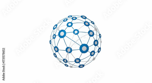 blue glass ball