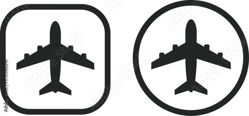 airplane travel icon vector illustration