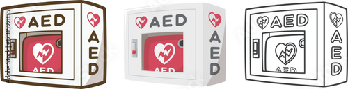 AED（自動体外式除細動器）ボックス
