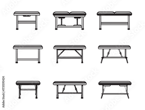 Examination Table Professional Hospital Clinic Patient Care