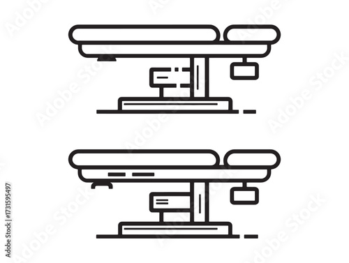 Examination Table Sturdy Reliable Medical Facility Essentials