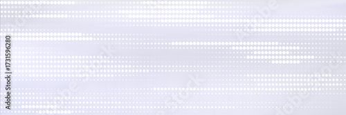 Gray tech background with dot matrix and horizontal streaming lines for digital interfaces. Abstract halftone pattern with white points and soft bg. Modern wallpaper for presentations designs.