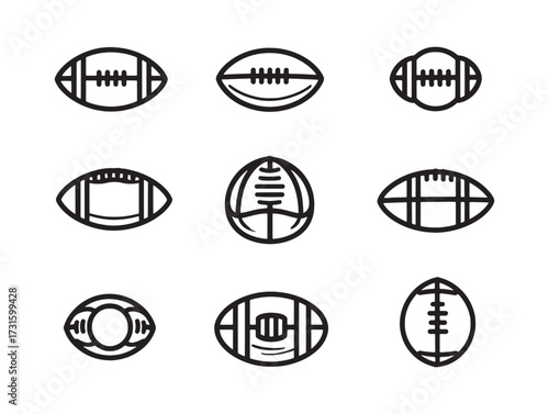 Football American Players Compete With Passion