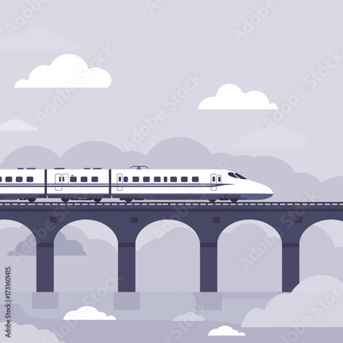railway bridge over the river