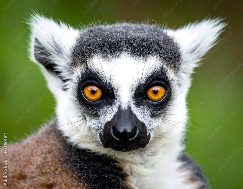 Obraz premium Close-up lemur face