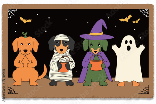 Dogs in Halloween Costumes
