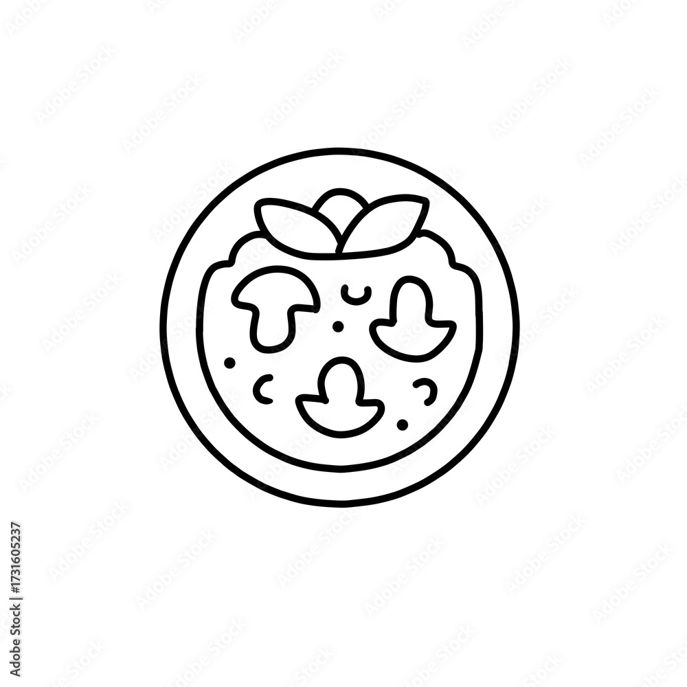Obraz premium Risotto icon