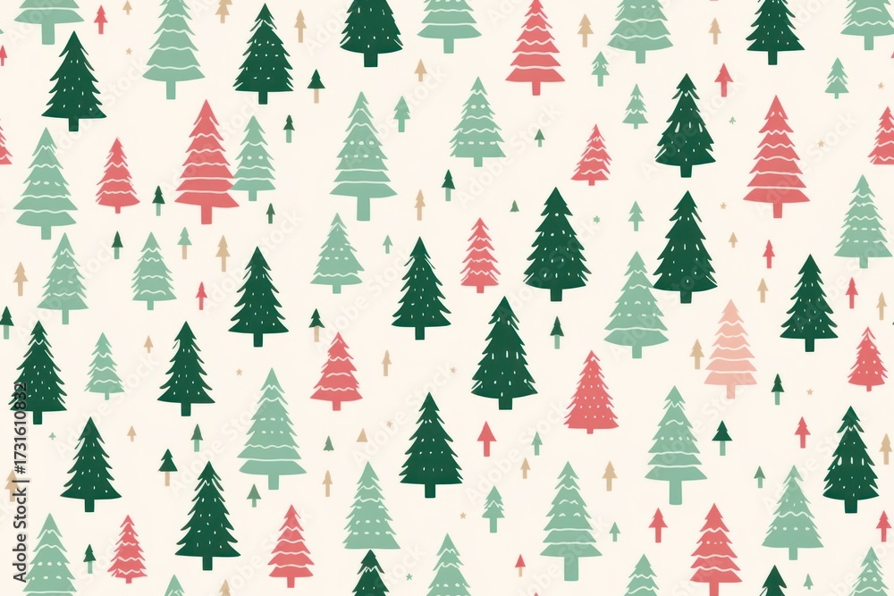 Obraz premium Christmas tree christmas backgrounds pattern.