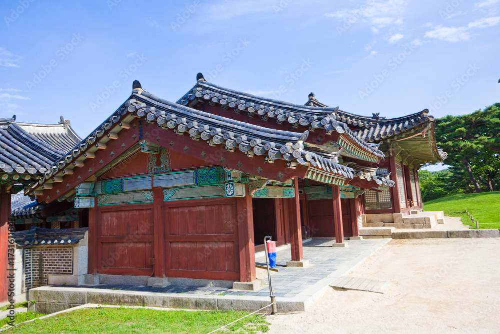 Obraz premium Changgyeonggung Palace in Seoul city, South Korea.