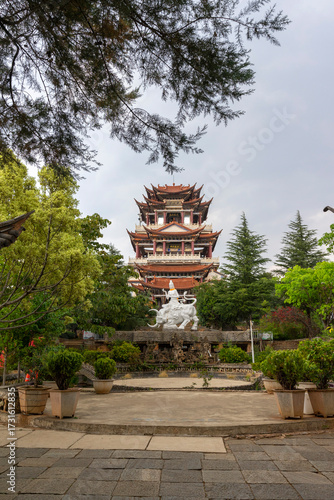 Tianjing Temple at Luoquan in Dali, China