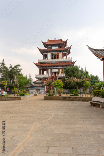 Tianjing Temple at Luoquan in Dali, China