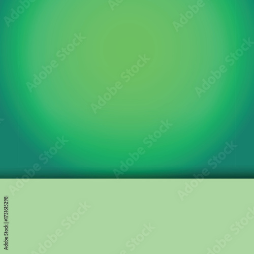Green Gradient Background for Product Display