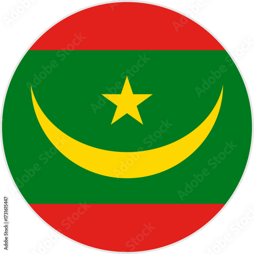 Free Download Roundel Flag of Mauritania - GFXLoad