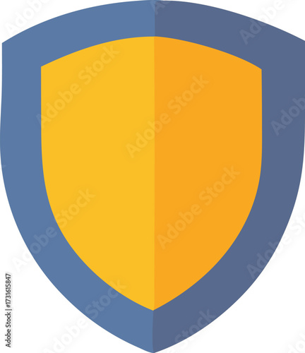 Free Download Digital shield icon represents security and protection with a modern flat design aesthetic - GFXLoad