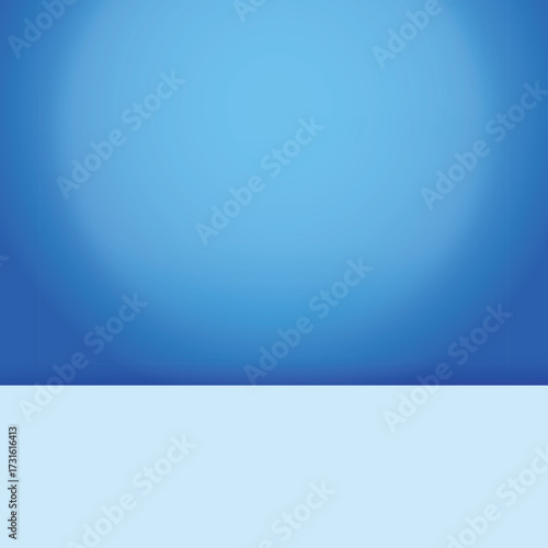 Bright Blue Gradient Background for Product Display