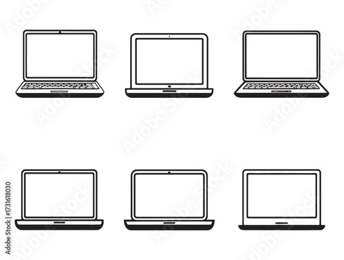 Laptop with Filter Reduces Screen Glare