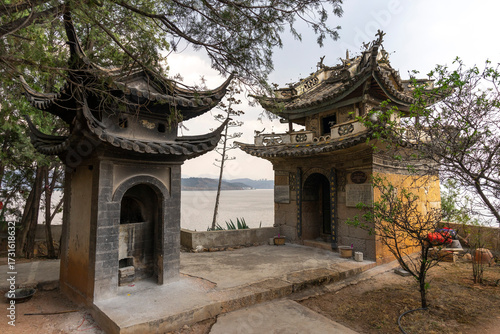 Guanyin Pavilion at The Dali Tianjing Pavilion Scenic Area in Dali, China