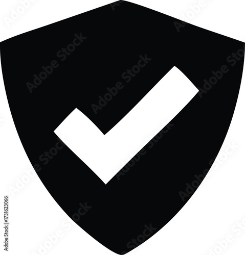 Shield checkmark icon symbol security safety protection approval verified approved confirmation secure trust valid validated