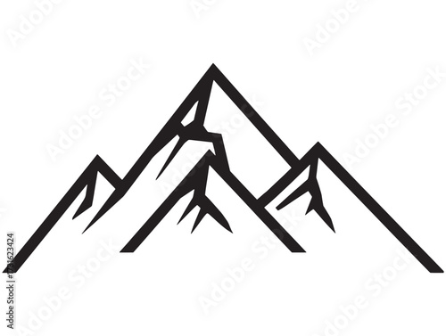 Mountain stands tall against stormy skies