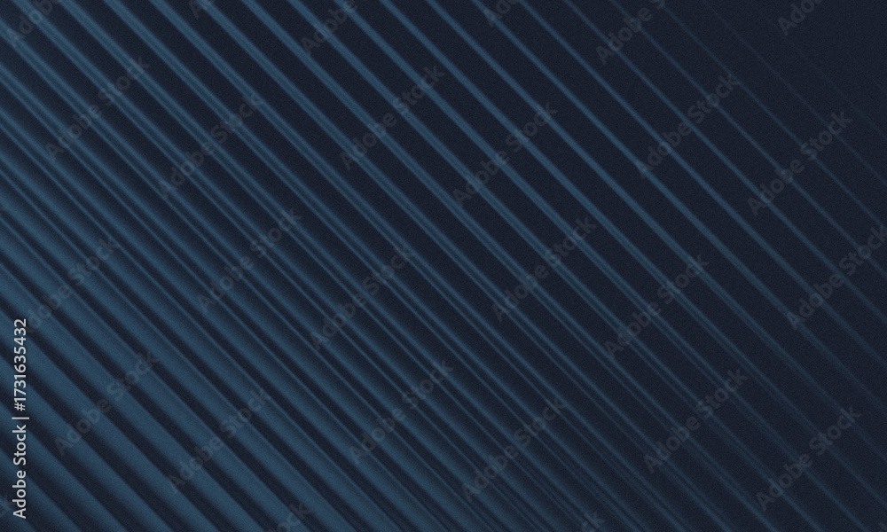 Obraz premium Dark Blue Diagonal Ribbed Textured Background with Subtle Shadows abstract