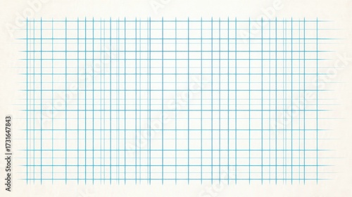 Blue Graph Paper Background with Clean Design for Creative Projects