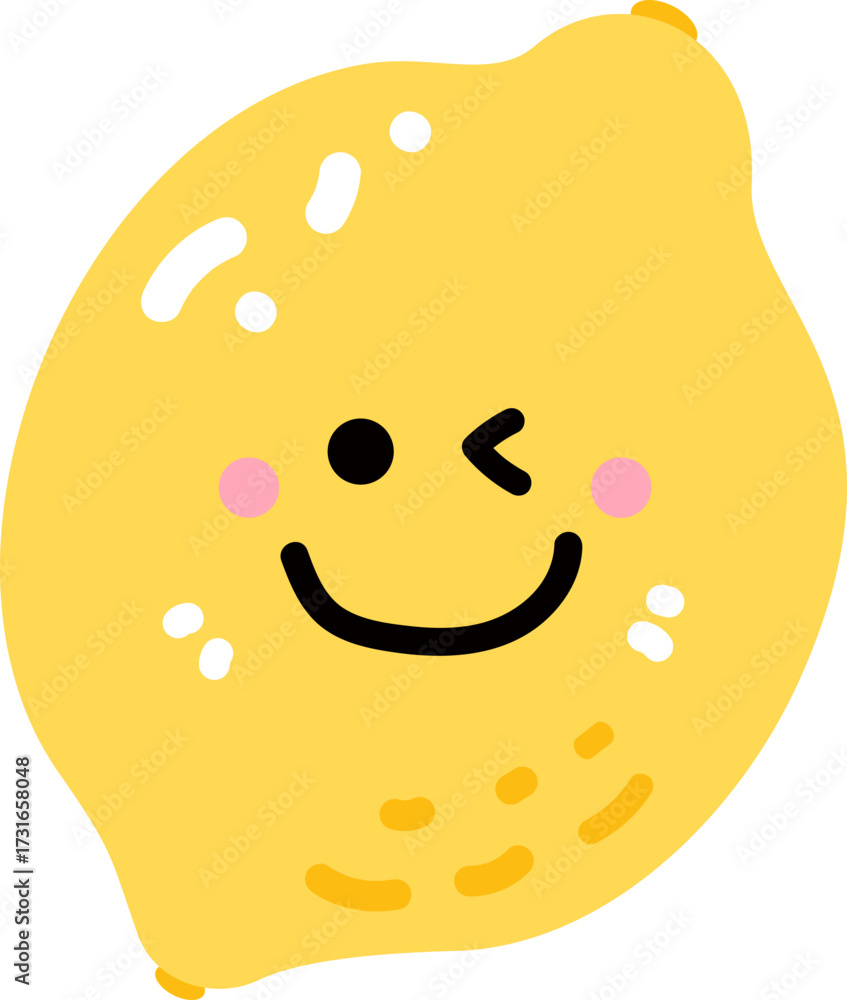 Fototapeta premium Cute Lemon