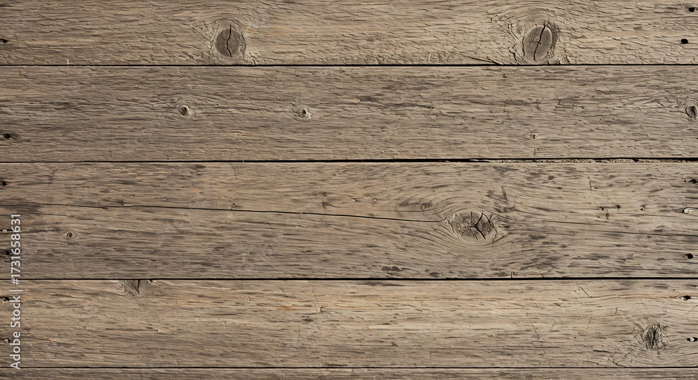Obraz premium Old rustic wooden planks background with natural grain, detailed textured surface, generative ai