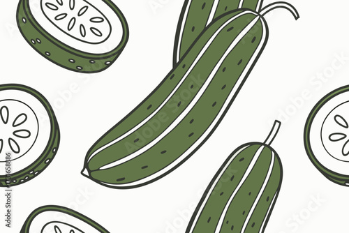 set of fresh vegetables