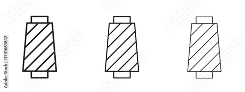 Yarn icon for web. simple element illustration with editable strokes