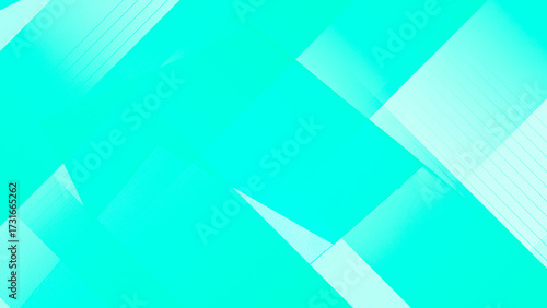 An abstract fresh cyan background with a modern geometric pattern, ideal for technology or medical themes