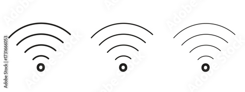 Signal icon for web. simple element illustration with editable strokes