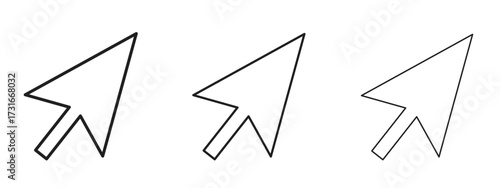 Mouse icon for web. simple element illustration with editable strokes