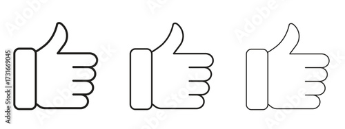 Like icon for web. simple element illustration with editable strokes
