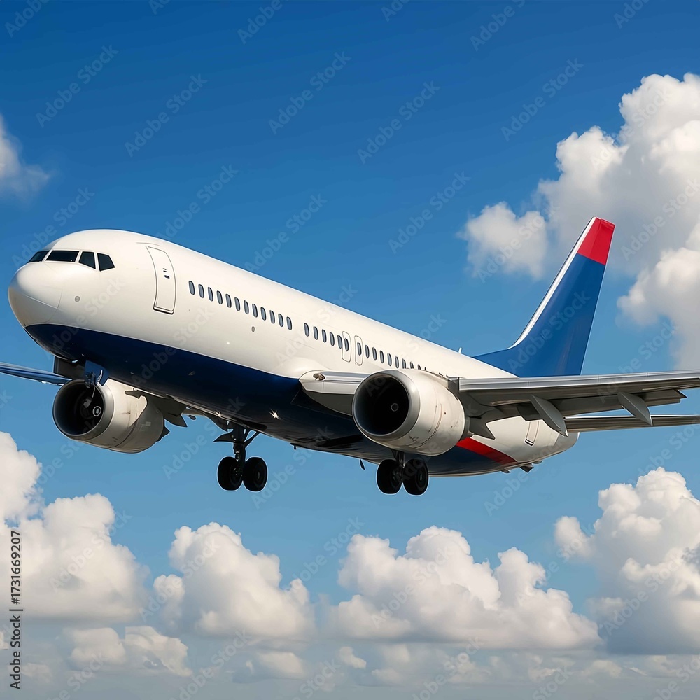 Obraz premium airplane in the sky