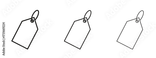 Label icon for web. simple element illustration with editable strokes